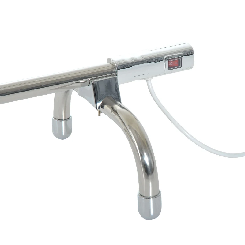 HOMCOM 37.5" Stainless Steel Freestanding Electric Towel Warmer Laundry Drying Rack