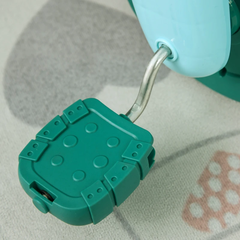 Qaba Tricycle 3-Wheeler Ride-on Toy with 2 Storage Baskets on Front & Back & Non-Slip Handlebar, Green