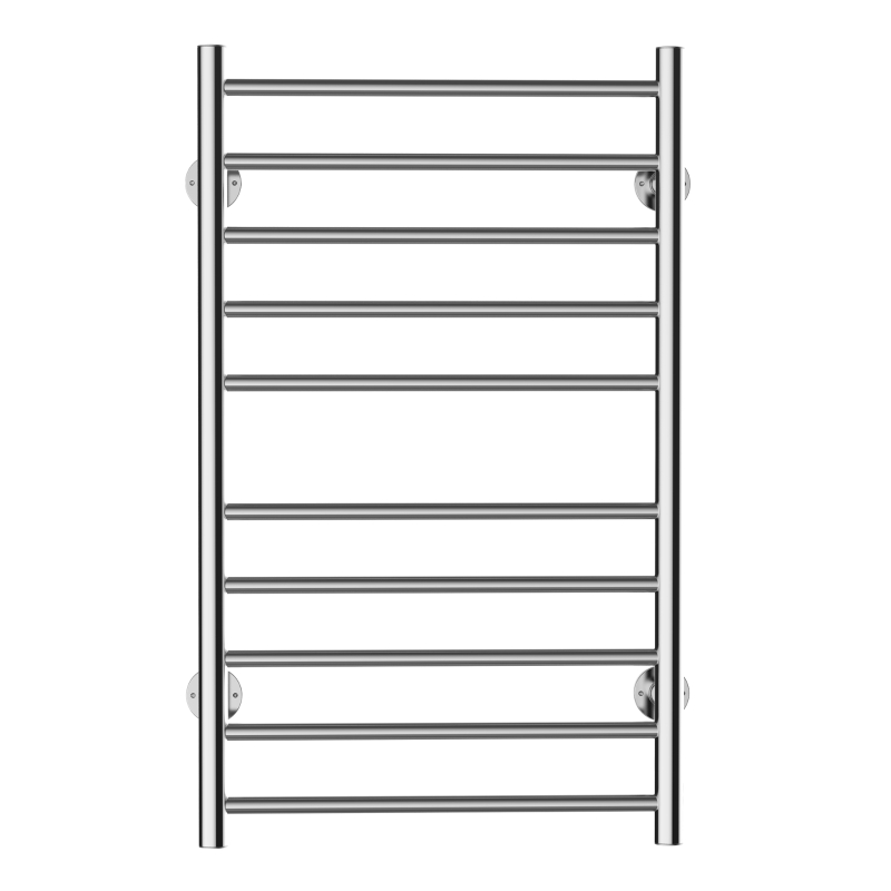 HomCom 10-Bar Stainless Steel Wall Mounted Electric Heated Towel Rack Warmer