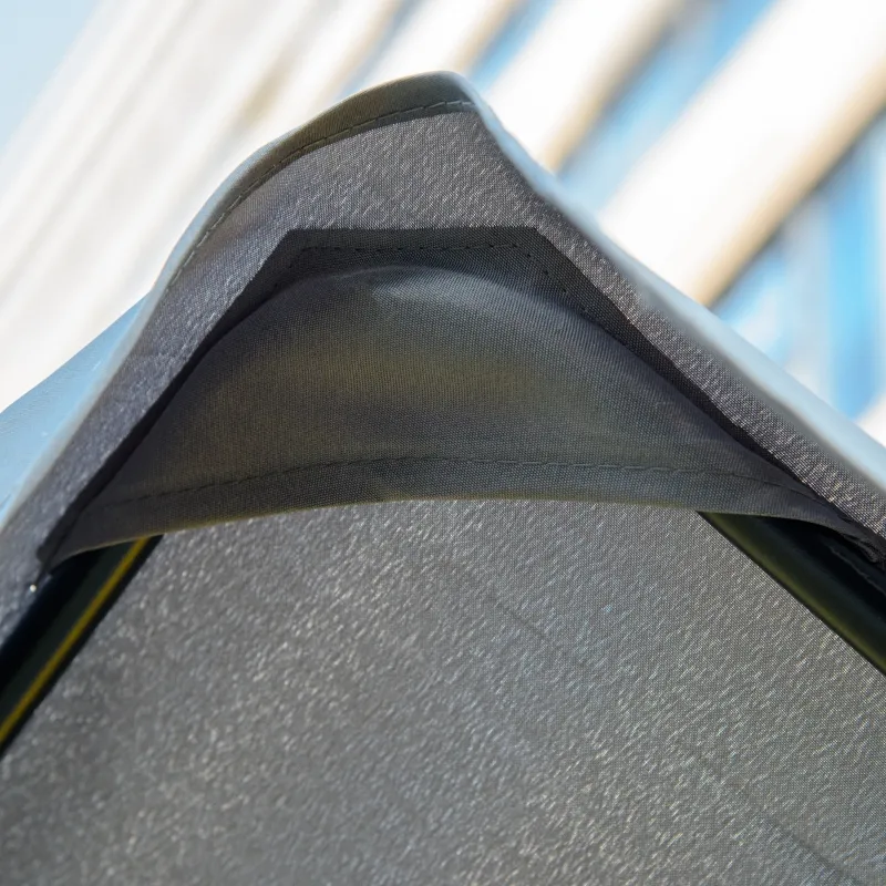 Outsunny 3-Seat Outdoor Patio Swing Chair, Converting Flatbed, Outdoor Swing Glider with Adjustable Canopy, Removable Cushion and Pillows, for Porch, Garden, Poolside, Backyard, Gray