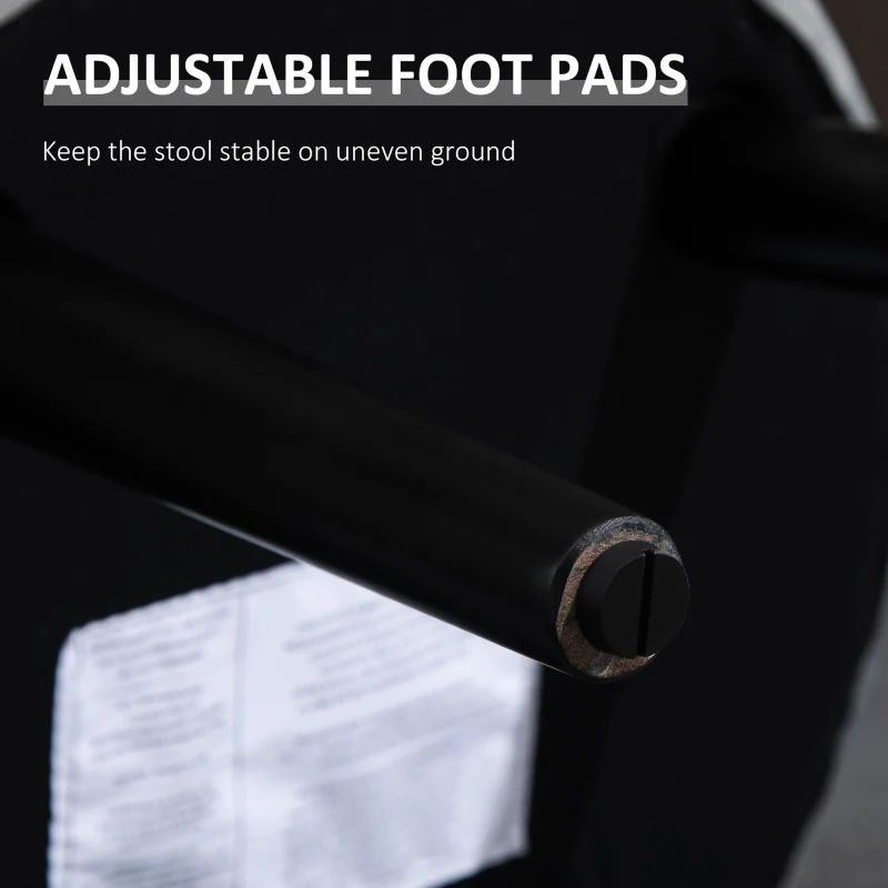 HOMCOM Modern Foot stool Ottoman, Small Leisure Chair Upholstered, Button Tufted Armless Club Chair Wingback Chair with Low Back, Velvet Style Fabric and Stable Fir Legs, Blue