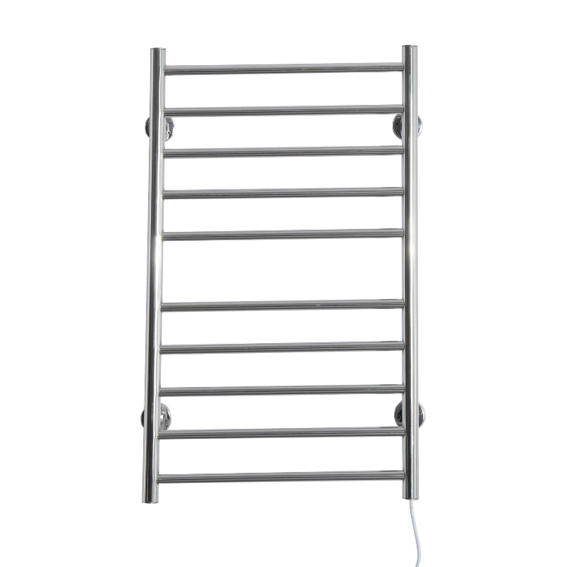 HomCom 10-Bar Stainless Steel Wall Mounted Electric Heated Towel Rack Warmer