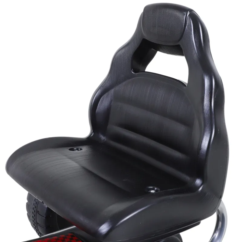 Aosom Pedal Powered Go Kart Racer for Kids - Red