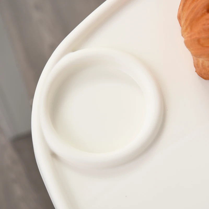 Qaba High Chair Baby Seat with Removable Food Tray for Kids 3 to 6 Months, Pink