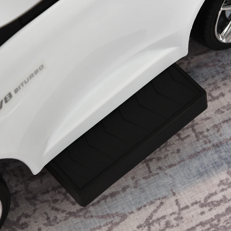 Aosom Push Cars for Toddlers Ride On & Push Car Stroller Sliding Walking Car with Underneath Storage Compartment & Working Steering Wheel, White