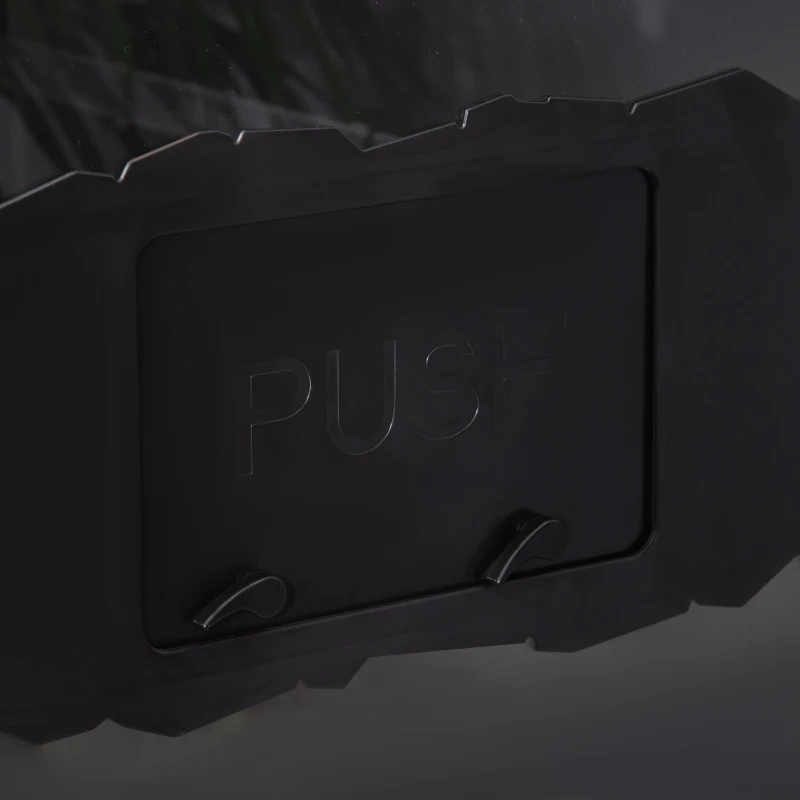 PawHut Reptile Glass Terrarium Tank, Breeding Box with Screen Ventilation, Lamp Holders, Hanging Basin for Lizards, Chameleon, Tortoise, 23.5" x 16" x 28"