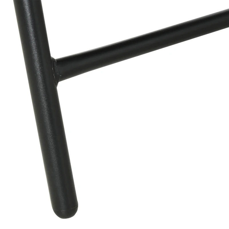 Outsunny Folding Patio Chair Set of 4, Rattan Folding Chairs with Armrest, Steel Frame for Outdoors, Camping, Brown