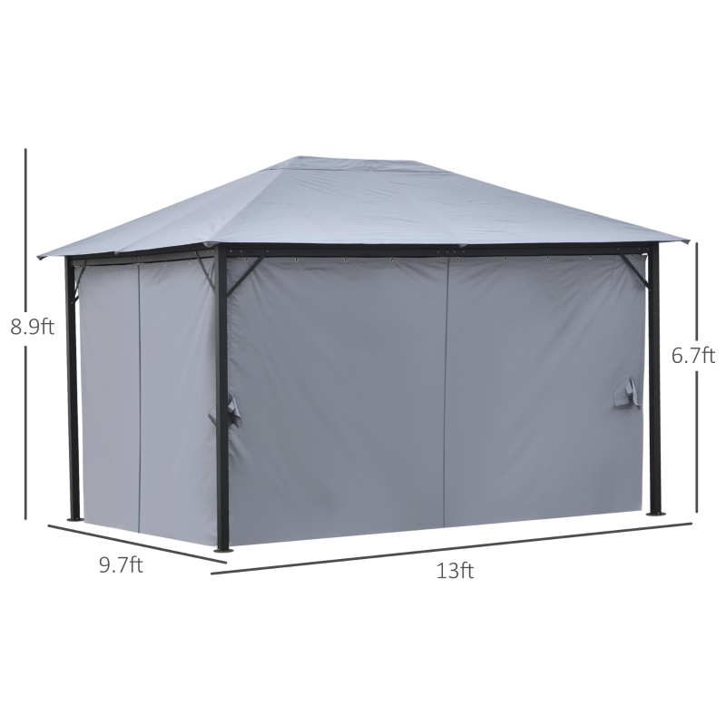Gazebo Canopy Party Tent Shelter 