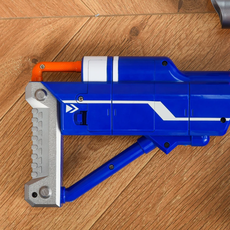 Qaba Automatic Soft Bullet Toy Foam Blaster with 20 EVA Foam Darts and Target Board Game for Boys & Girls 8-12 Years Old