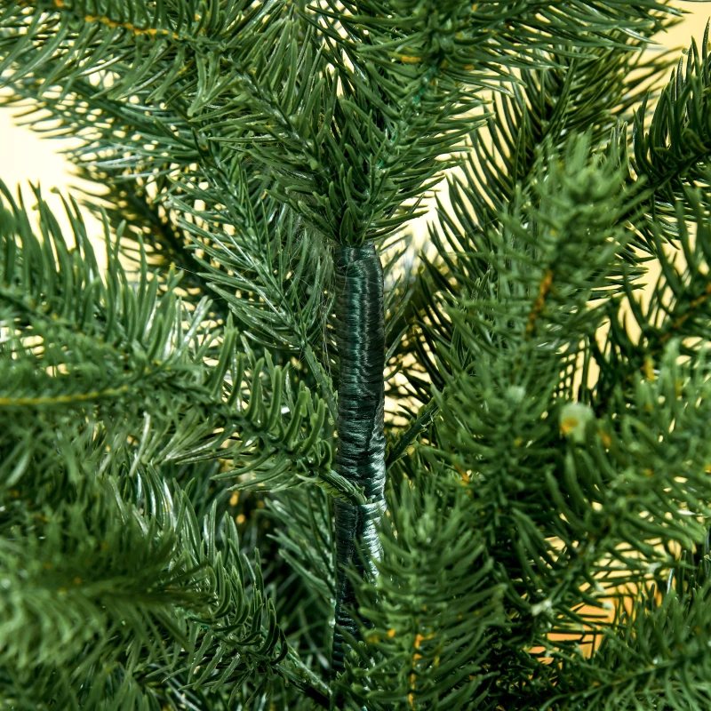 HOMCOM 4FT Artificial Christmas Tree Holiday Home Xmas Decoration Automatic Open, Green