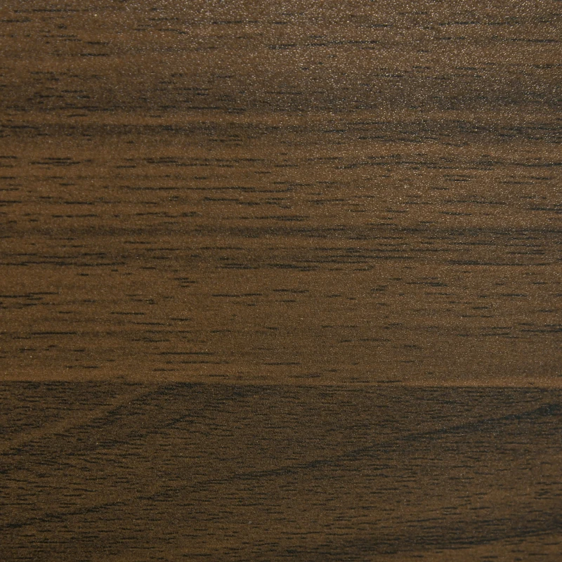 HOMCOM 3 Drawer Mobile File Cabinet with Wheels, Wood Filing Cabinet for Home Office, Rolling Under Desk Cabinet, Brown Wood Grain