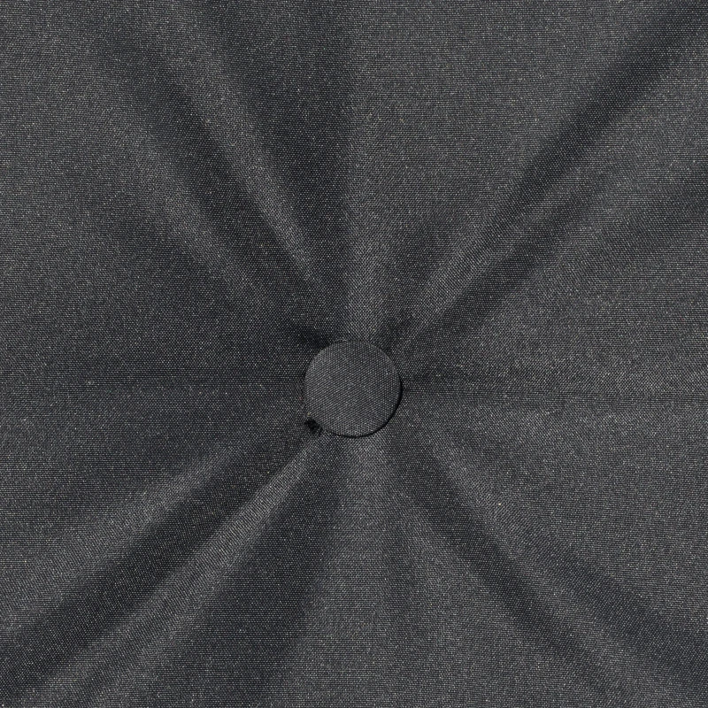 Outsunny 2 Seater Covered Outdoor Swing Chair Porch Swing Bench Lounger Hammock with Removable Cushion Tilt Canopy, Black