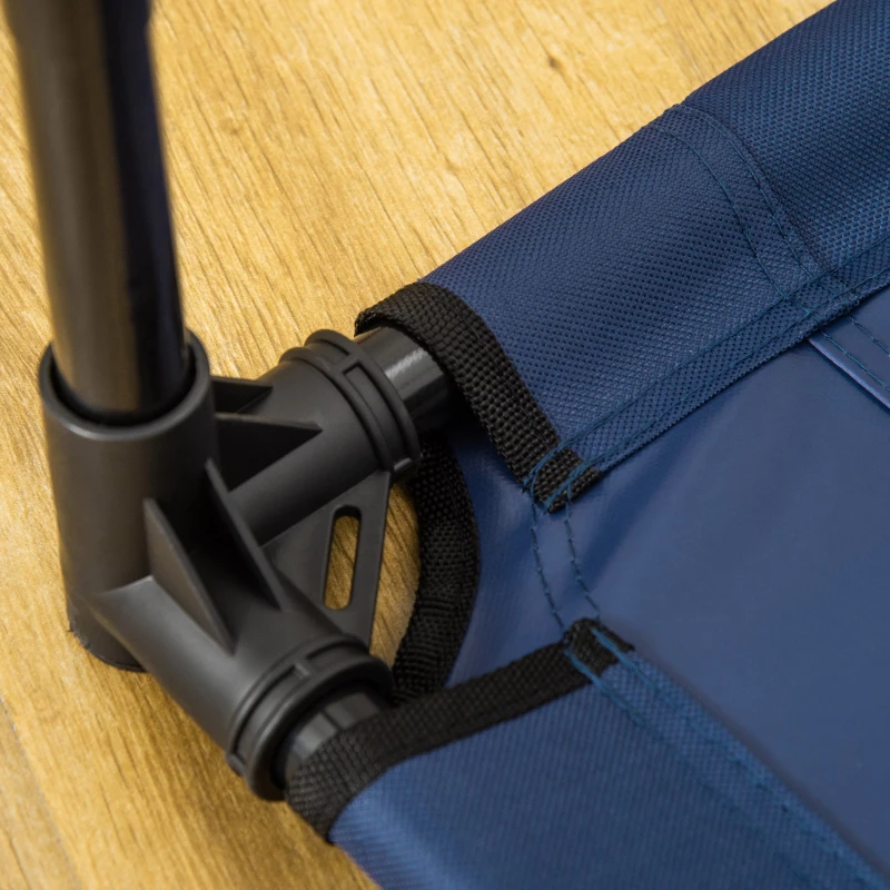 PawHut 36" x 30" Elevated Cooling Summer Dog Cot Pet Bed with Mesh Ventilation - Blue