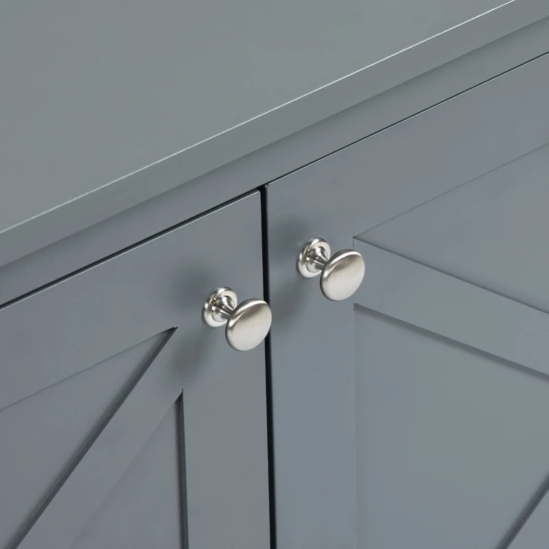 PawHut Cat Litter Box Furniture with Large Hidden Storage