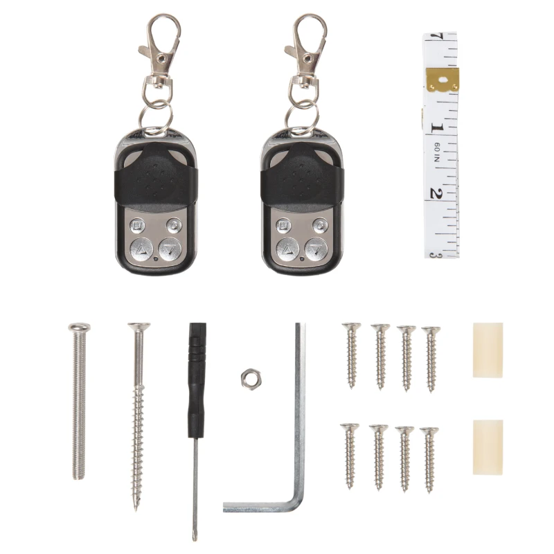 PawHut Automatic Chicken Coop Door with Timer & Light Sensor, Multi-modes Weatherproof Chicken Door with Full Aluminum Body, 6V DC Power Supply/Battery Powered, Silver