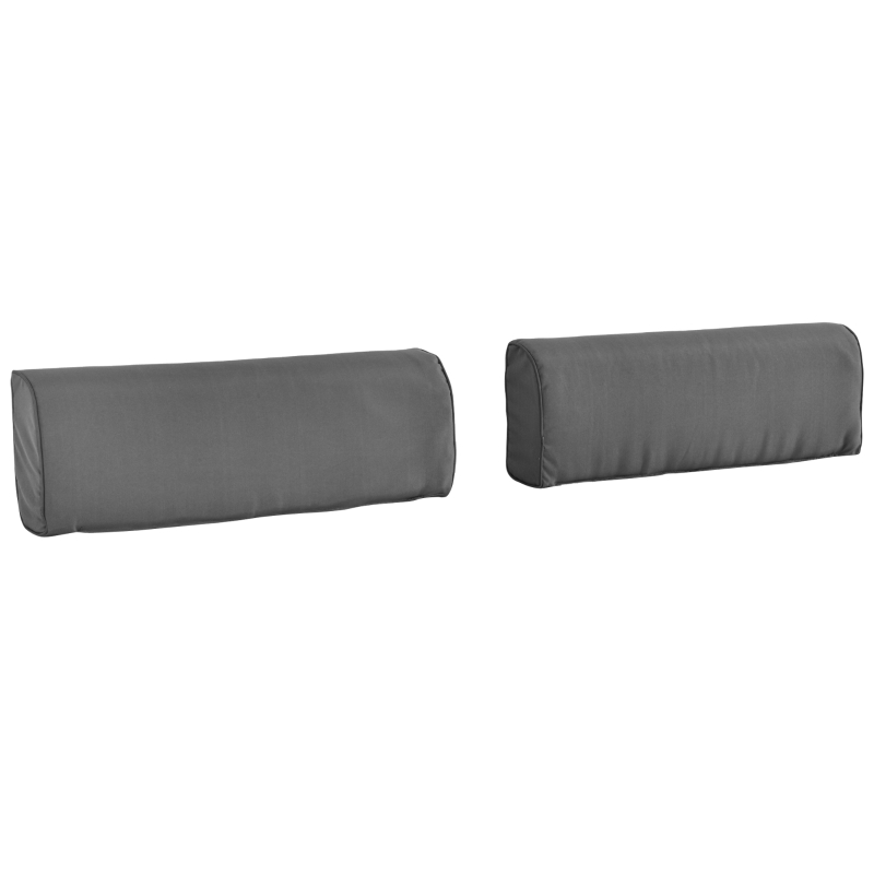 Outsunny 3-Seat Patio Swing Chair, Converting Flatbed, Outdoor Porch Swing Bed Glider with Adjustable Canopy, Removable Cushions, Pillows for Garden, Poolside, Backyard, Gray