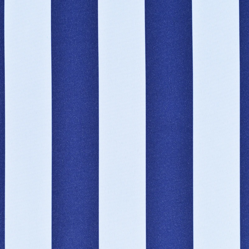 Outsunny 3-Person Porch Swing with Canopy, Patio Swing Chair, Outdoor Canopy Swing Bench with Adjustable Shade, Cushion and Steel Frame, Dark Blue