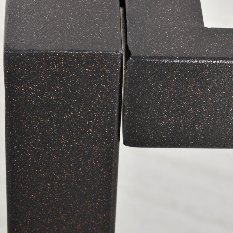 Outsunny 6-Piece Patio Furniture Set L-Shape Corner Sectional Sofa Set with Coffee Table Cushions Beige