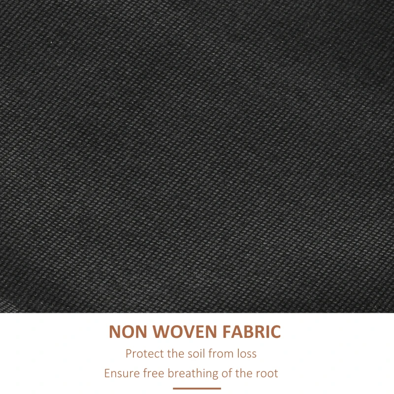 Outsunny 4-Tier Raised Garden Bed, Vertical Flower Pots Rack with Angle Adjustable Planter Boxes, Freestanding Elevated Wooden Plant Stand for Indoor Outdoor Use