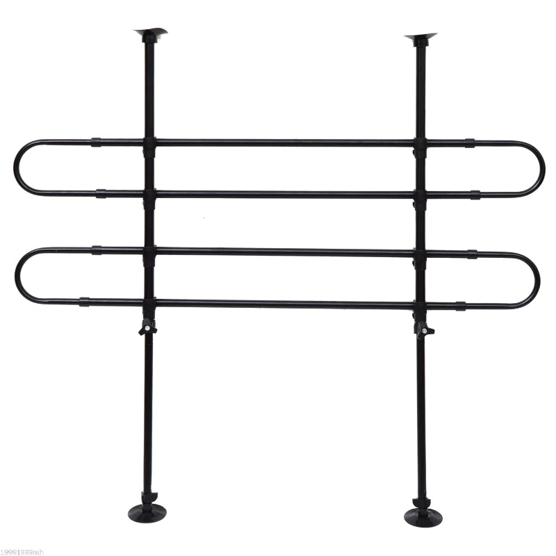 PawHut D00-002 Expandable Pet Car Barrier Auto Vehicle Dog Fence Guard Safety Gate, Black