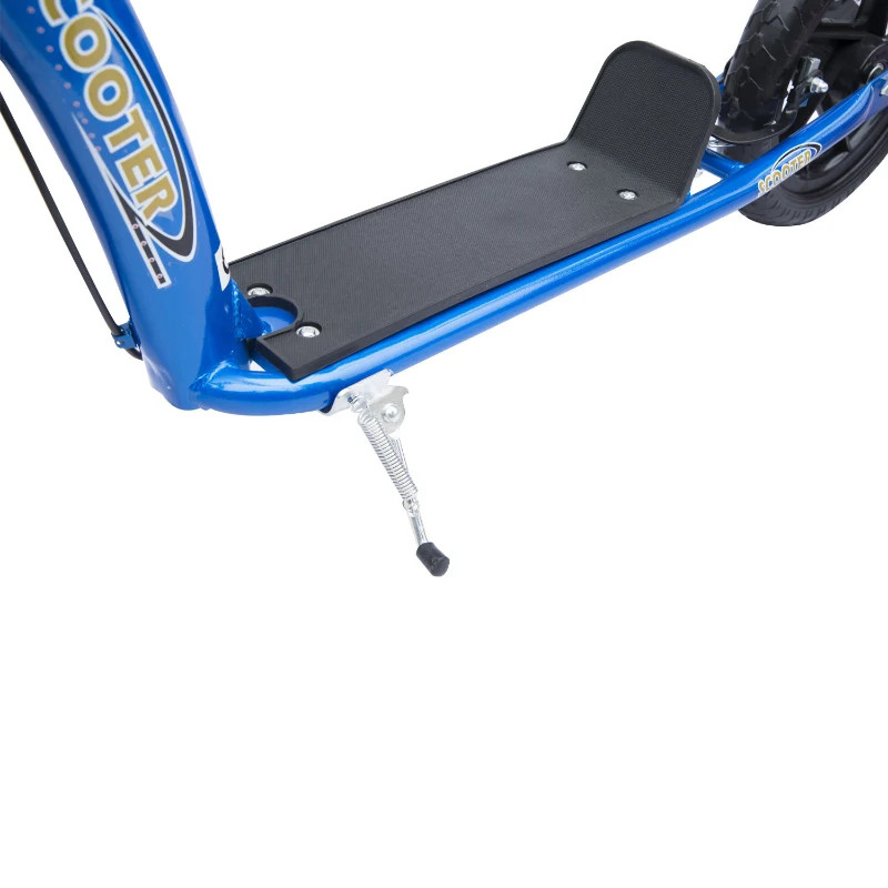 HOMCOM Adjustable Kids Pro Stunt Scooter Children Street Bike Bicycle Ride On with 12” Tire (Blue)
