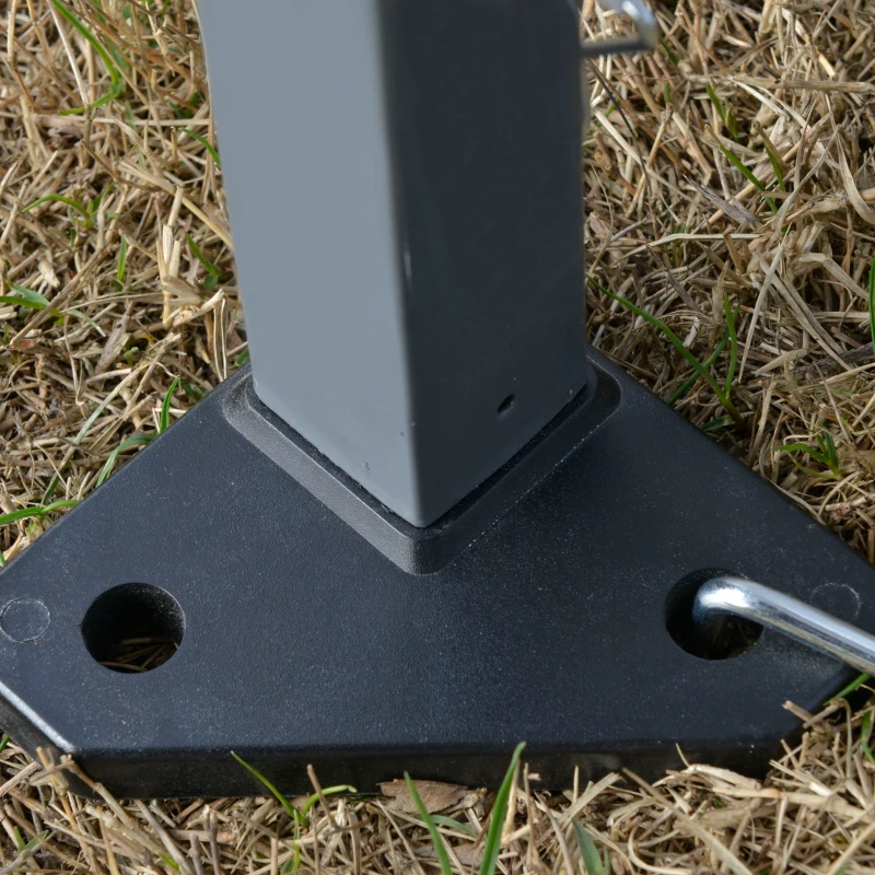 Outsunny 13' x 13' Outdoor Pop-Up Party Tent Canopy with Top Vent, 3-Level Adjustable Height, and Roller Bag, Khaki