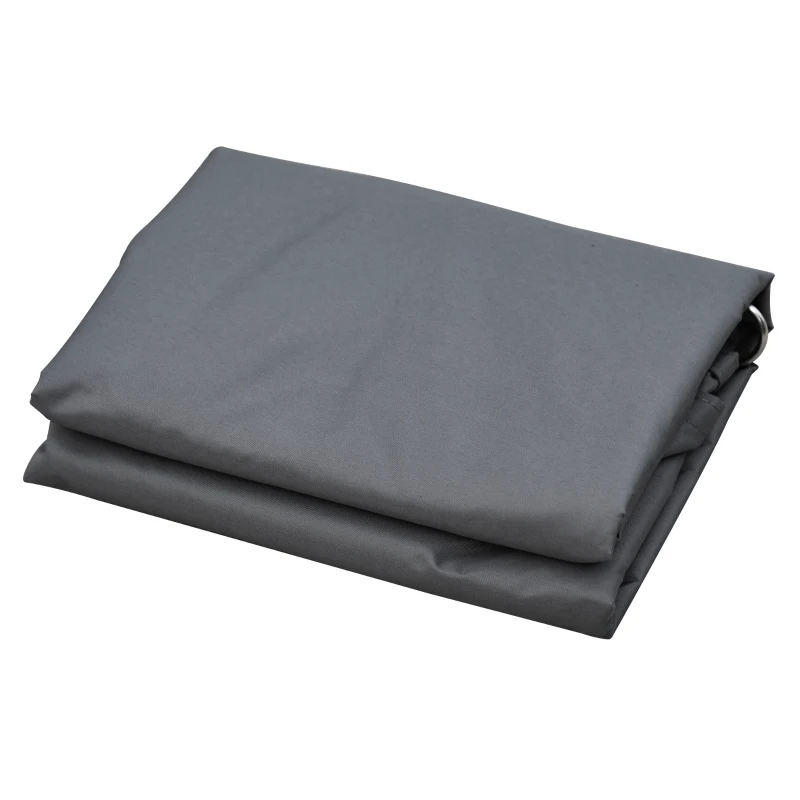 Outsunny Triangle 13x13x13ft Sun Sail Shade Garden UV Block Sunshade Outdoor Canopy Patio Lawn Shelter Grey