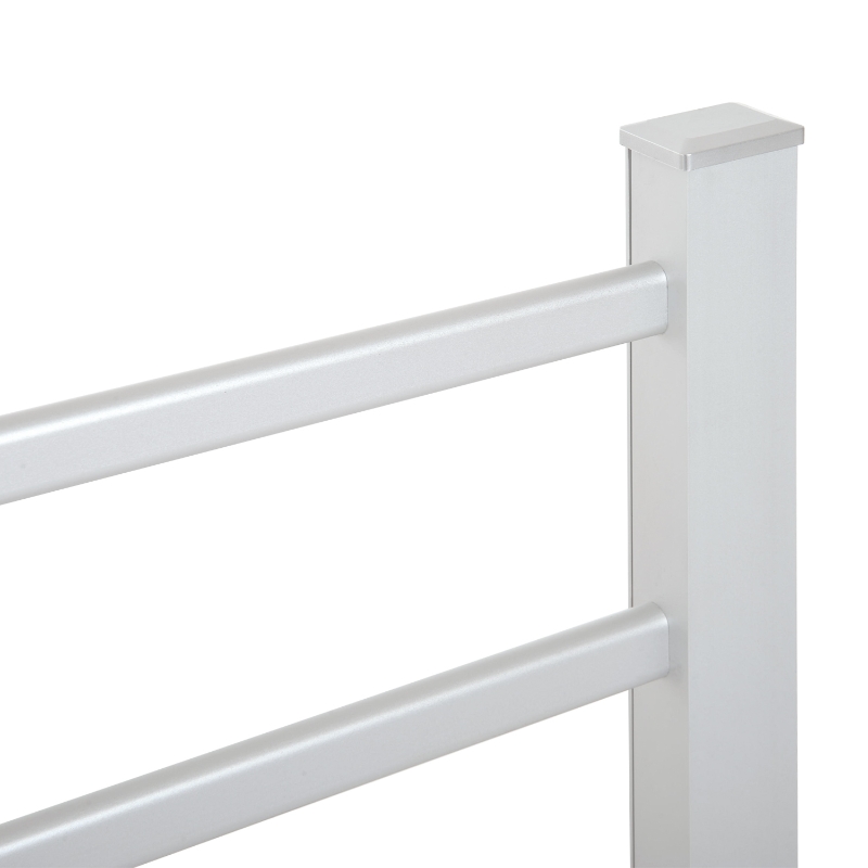 HOMCOM 6-Bar Aluminum Freestanding Electric Towel Warmer Drying Rack