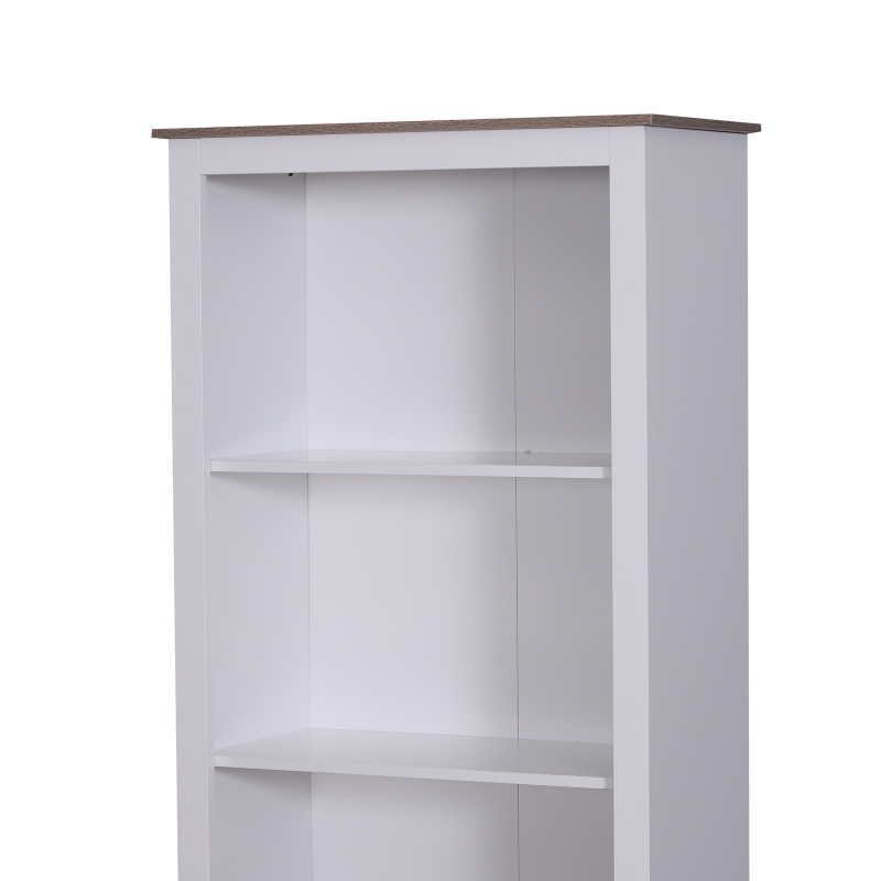 HOMCOM 69" Tall Wood Kitchen Pantry Cupboard Storage Cabinet Shelves Home Organizer White