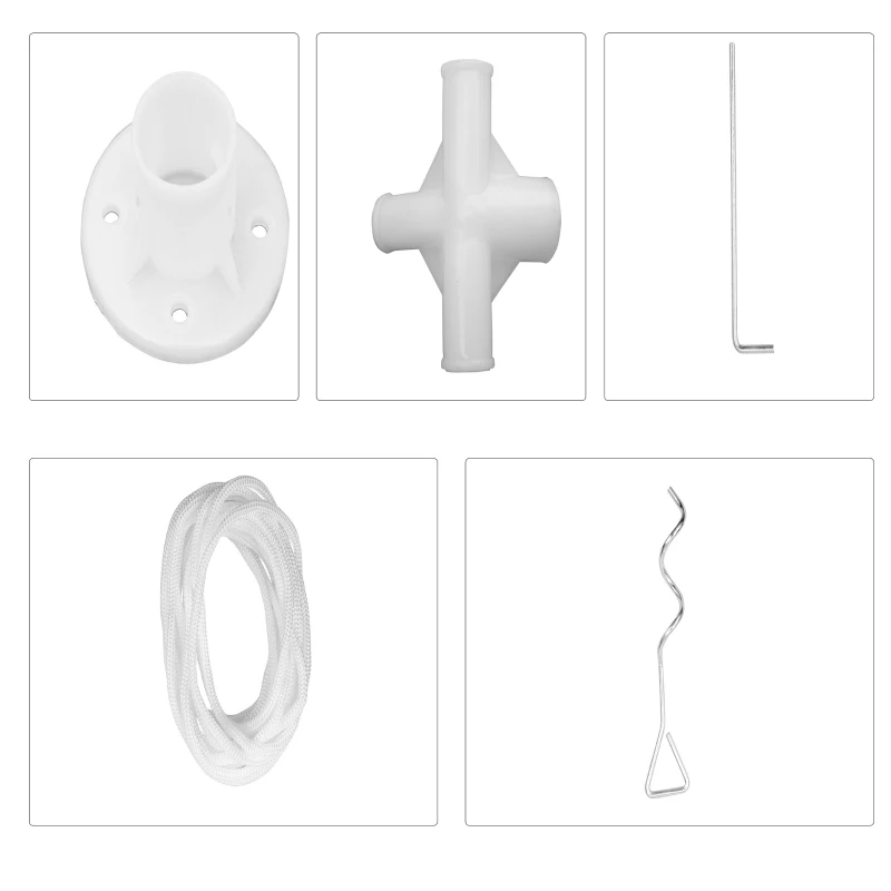 Outsunny 19' x 9' Party Tent Gazebo Canopy with 4 Removable Window Side Walls for Outdoor Event, Wind Ropes and Ground Stakes Included, White