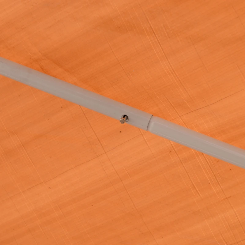 Outsunny 10’ x 20’  Party Tent Outdoor Event Camping Gazebo Canopy with 4 Removable Sidewalls (Coffee)