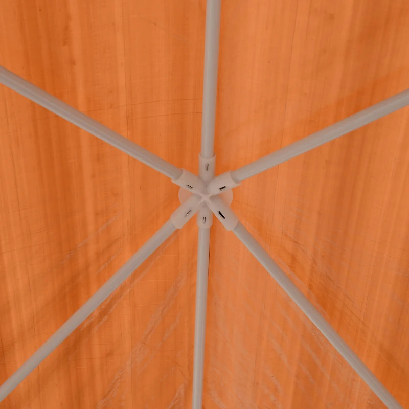 Outsunny 10’ x 20’  Party Tent Outdoor Event Camping Gazebo Canopy with 4 Removable Sidewalls (Coffee)