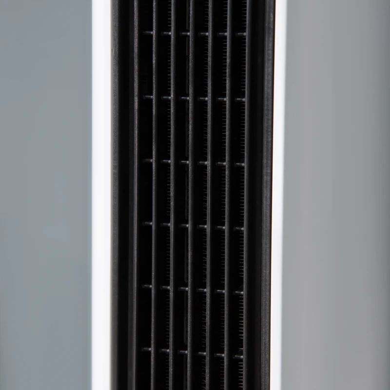 HOMCOM 1500W Ceramic Space Heater, 2-In-1 Oscillating Portable Heater with Three Heating Modes(High, Low, Fan), Timer, Remote Control, for Indoor Use, White