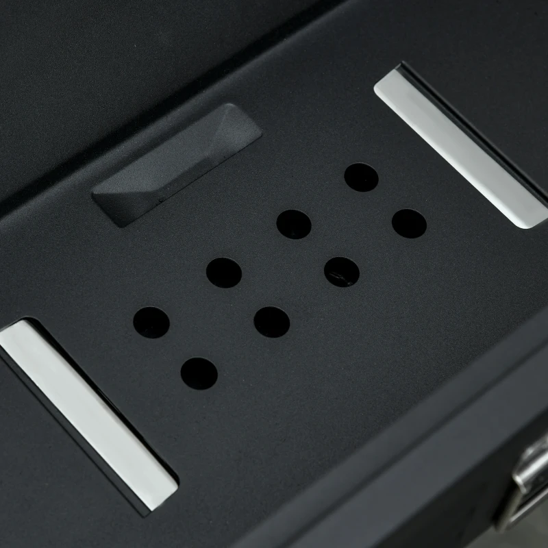 Outsunny 47" Portable Charcoal Grill BBQ Height Adjustable Outdoor Backyard Barbecue w/ Side Shelves, Grill Net & Pan Easy Set-up for Outdoor Cooking Picnic Camping