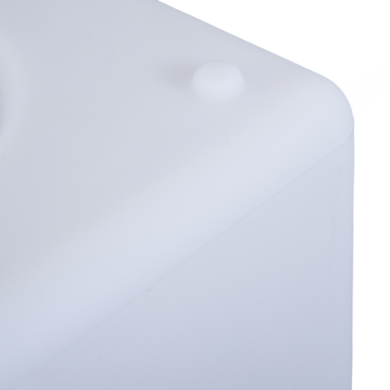 HOMCOM 12" RGB Led Cube Light Waterproof Rechargeable Adjustable Color Changing Tesseract Mood Lamp With Remote Control