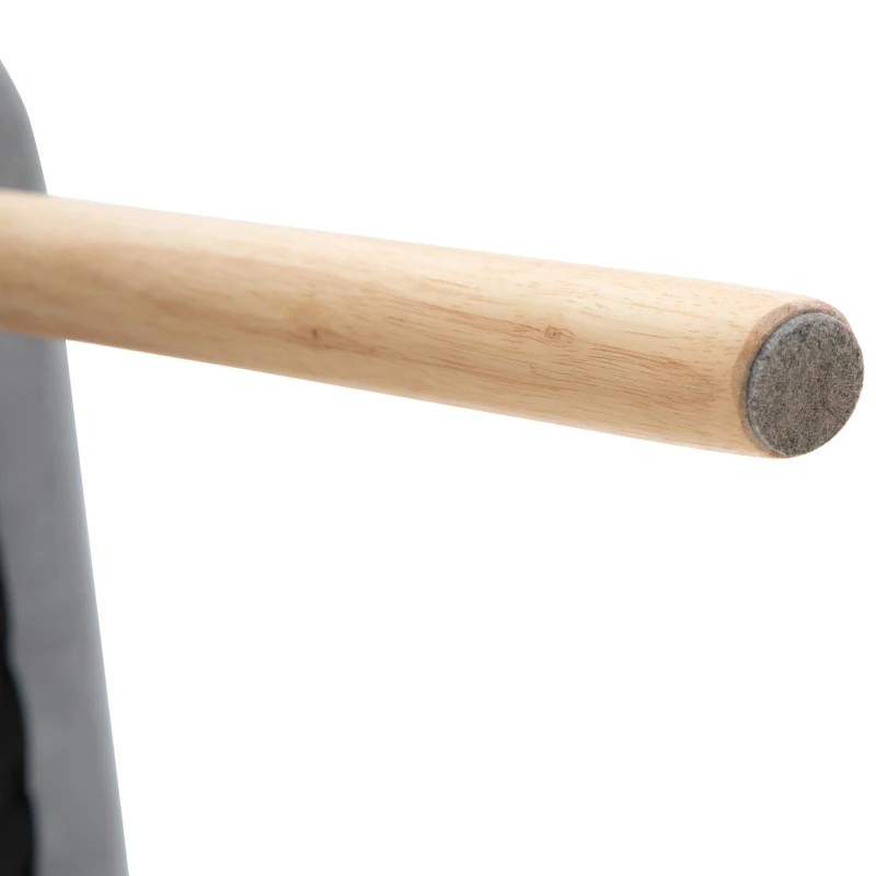 HOMCOM Velvet Dining Chairs Set of 2, Fabric Upholstered Leisure Accent Chairs with Solid Rubber Legs for Kitchen, Living Room, Bedroom, Grey