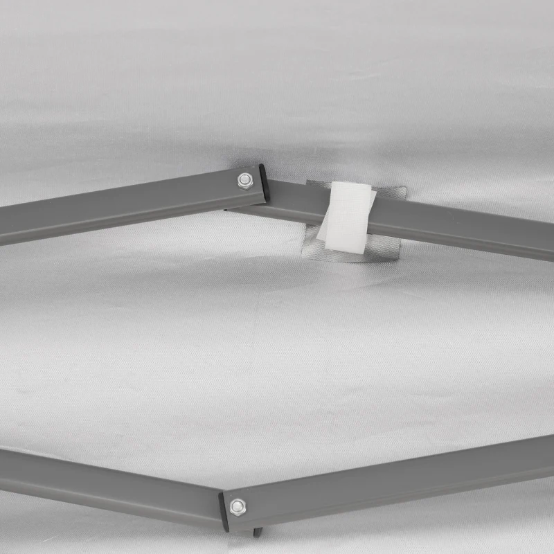 Outsunny 10' x 20' Pop Up Canopy, UV Fighting Roof, Carry Bag for Patio, Backyard, Beach, Garden, Coffee