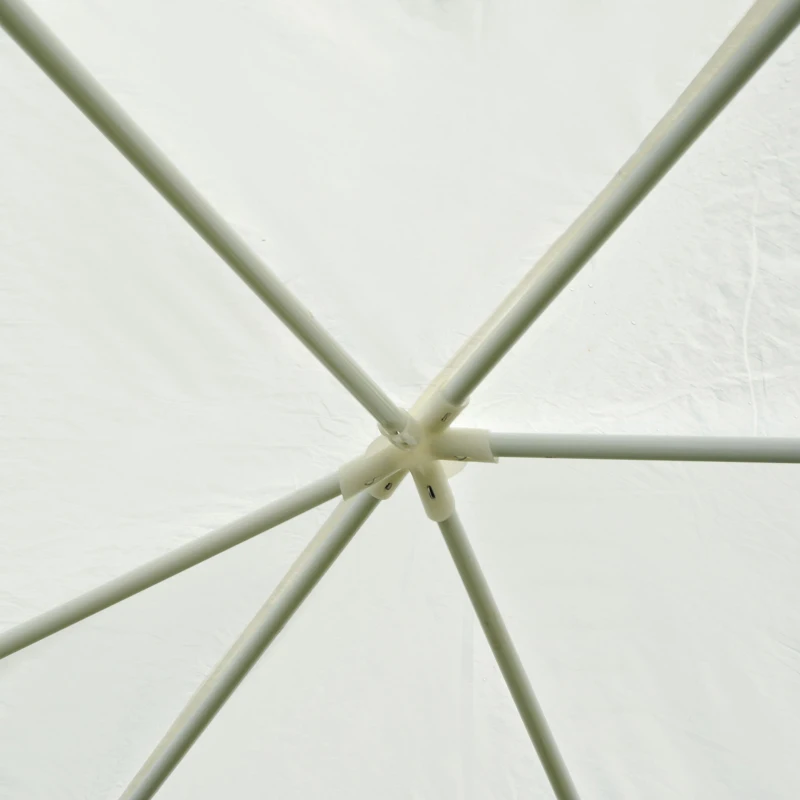 Outsunny 20' x 10' Outdoor Party Tent Gazebo Wedding Canopy with Removable Mesh Sidewalls, White