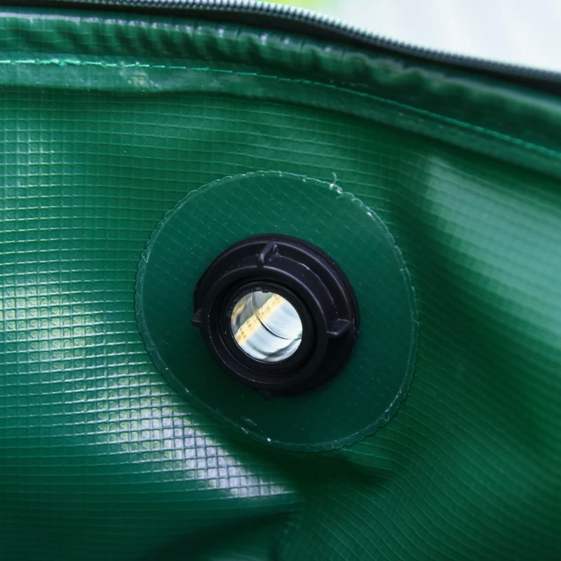 Outsunny 105 Gallon Collapsible Rain Barrel, Portable Water Storage Tank Rainwater Catcher Collection System with Filter Spigot Overflow Kit