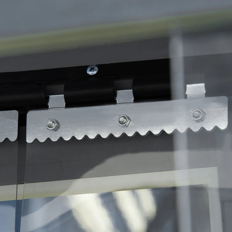 PawHut Outdoor Indoor Dog House with Openable Top, Weather Resistant Dog Kennel with Porch, Pet Furniture for Small and Medium Sized Dogs, Gray