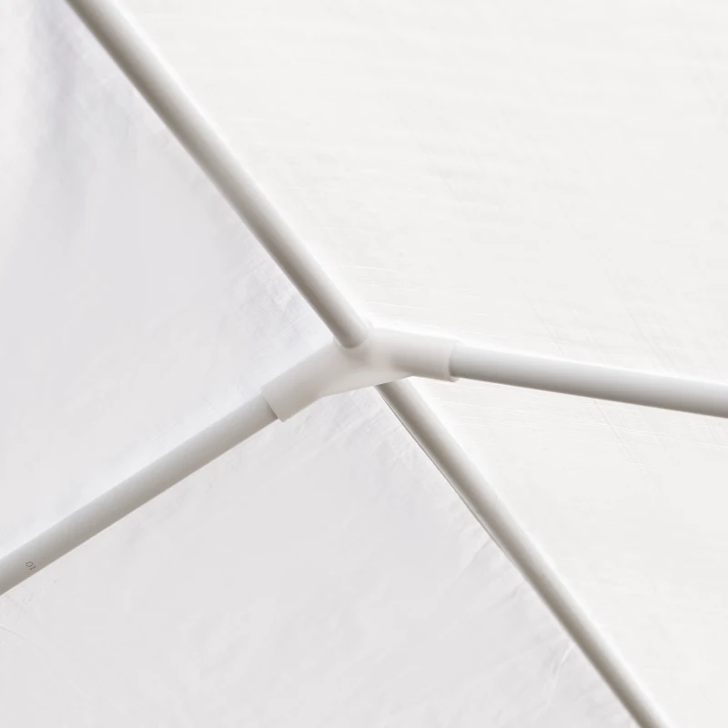 Outsunny 10' x 30' Party Tent, Event Shelter Gazebo Canopy with Removable Mesh Side Walls and Two Doors, White