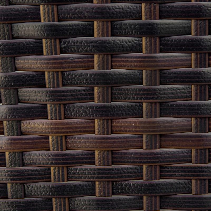 Outsunny Outdoor PE Rattan Wicker Recliner Rocker Chair w/ Soft Cushion for Garden