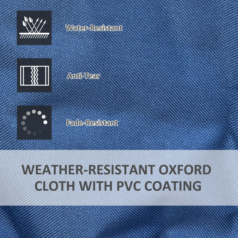 Outsunny Folding Camping Chair, Padded Director Chair with Side Table and Cup Holder, Portable for Picnic, Beach, Hiking, Travel, Blue