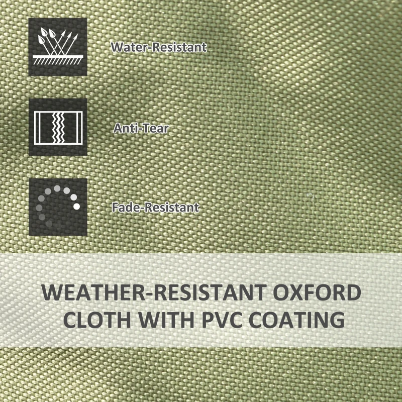 Outsunny Folding Camping Chair, Padded Director Chair with Side Table and Cup Holder, Portable for Picnic, Beach, Hiking, Travel, Green