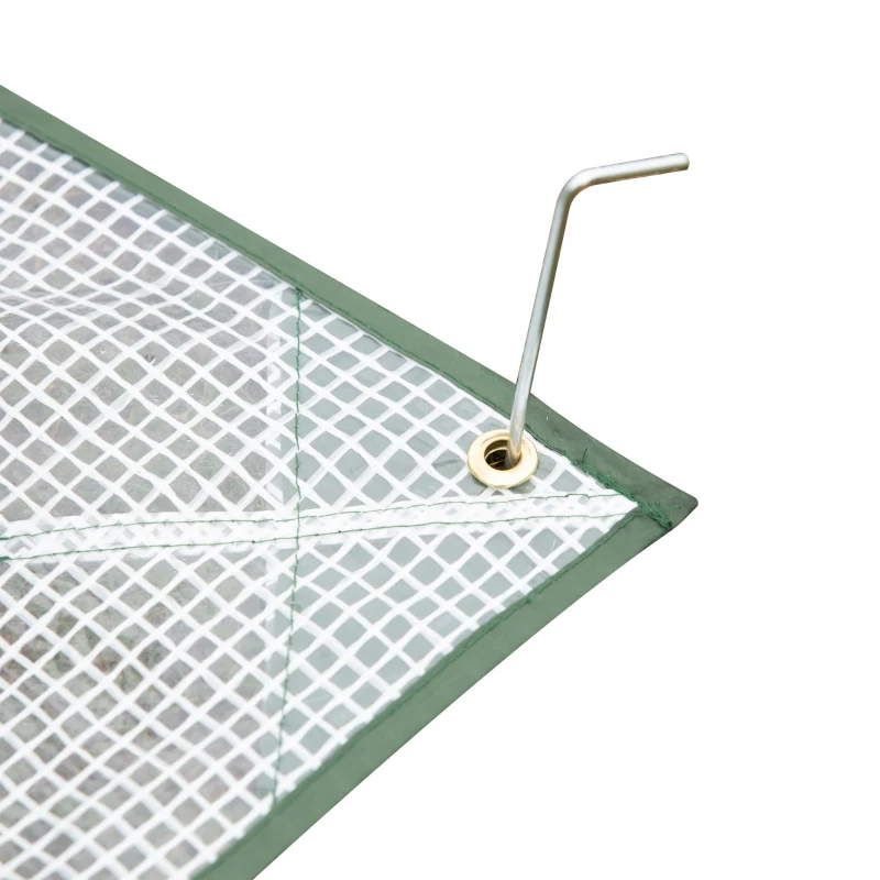 Outsunny 3' x 3' x 4' Garden Portable Pop Up Greenhouse with Side Door & Portable Zipper Bag for Plants & Vegetables