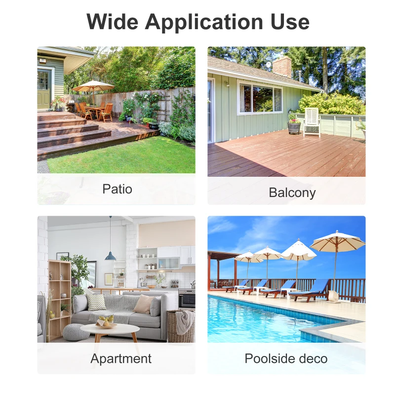 Outsunny Outdoor Daybed with Canopy, 4 Piece Sectional Patio Furniture Set, Cushions, Coffee Table Ottoman, PE Wicker Conversation Sofa Set and Convertible Sunbed, Gray