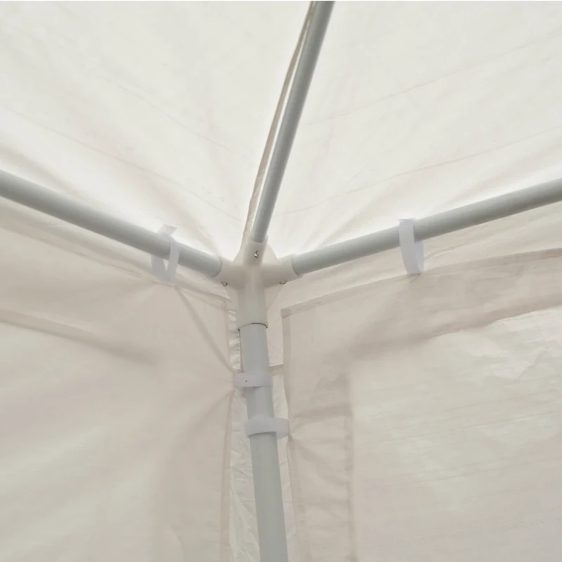 Outsunny 10'x30' Portable  Party Tent Outdoor Event Camping Gazebo Canopy with 5 Removable Sidewalls, White