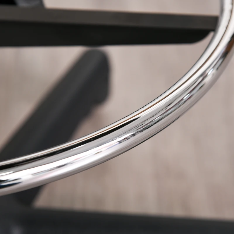 Vinsetto Ergonomic Tall Drafting Desk Chair with Adjustable Foot Ring, Armrest, and 360° Swivel Wheels, Grey