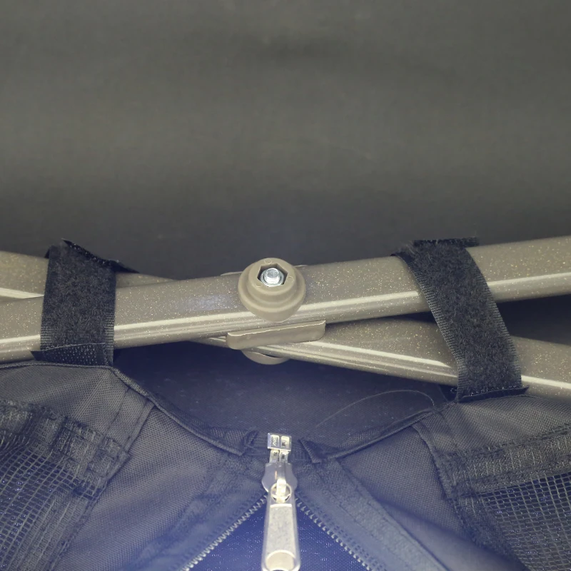 Outsunny 11' x 11' Pop Up Gazebo, Instant Canopy Tent with Solar LED Light, Remote Control, Netting and Carrying Bag for Backyard Garden Patio, Black