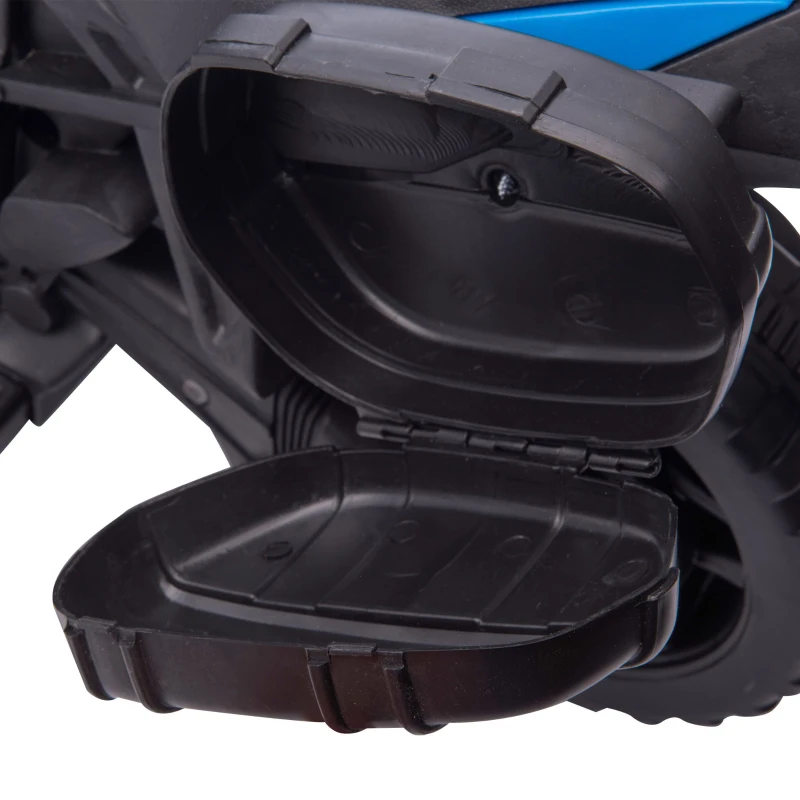 Aosom Kids 6V Electric Pedal Motorcycle Ride-On Toy Battery 18 - 48 months Blue